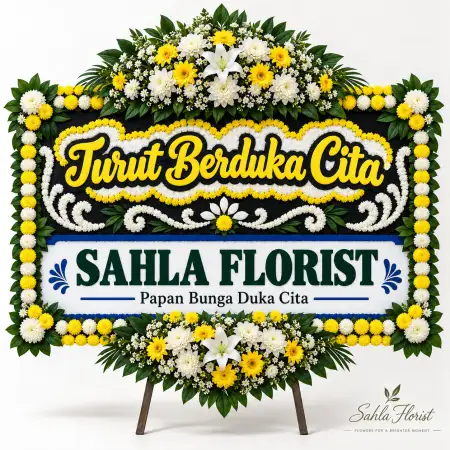 Papan Bunga Duka Kota Harapan Indah
